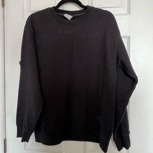 Aritzia cozy fleece crewneck, size M
